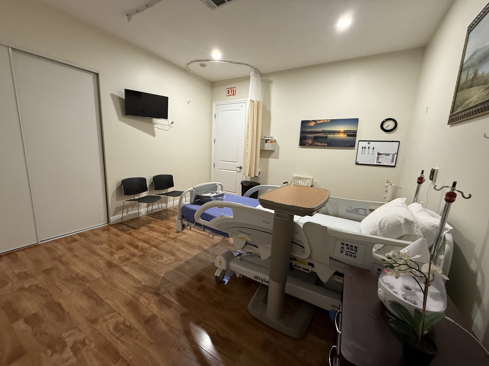 Room with two beds